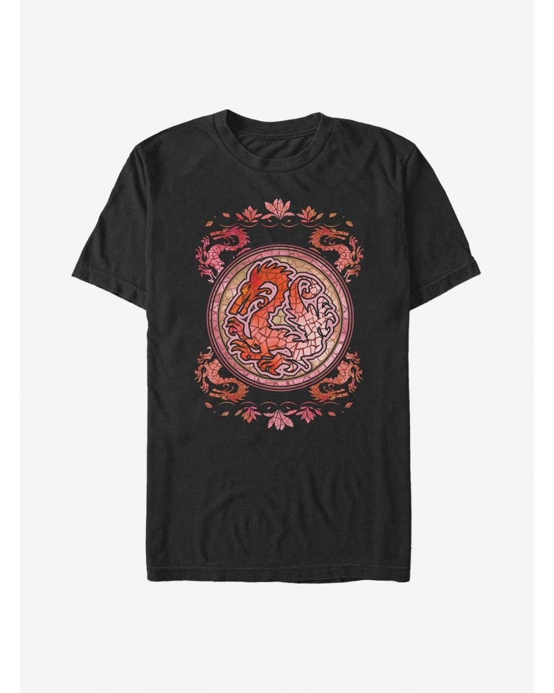 Disney Mulan Mushu Stained Glass T-Shirt $8.41 T-Shirts