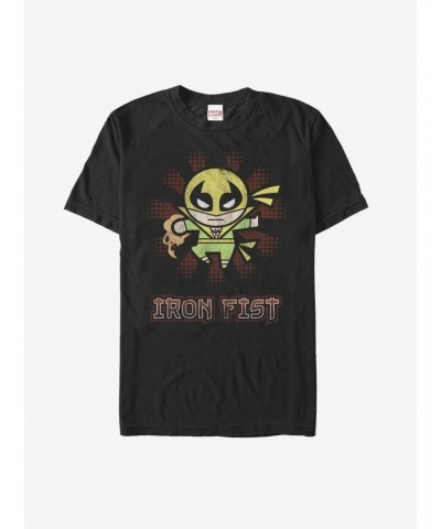 Marvel Iron Fist Kawaii T-Shirt $7.45 T-Shirts