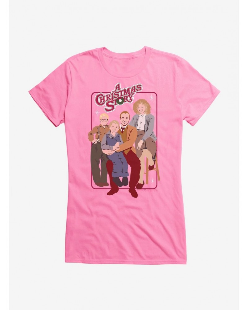 A Christmas Story Family Portrait Girls T-Shirt $8.96 T-Shirts