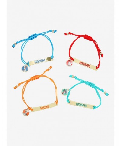 My Hero Academia Character Cord Bracelet Set $4.64 Bracelet Set