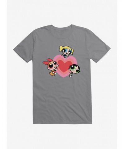 The Powerpuff Girls Heart Glow T-Shirt $7.07 T-Shirts