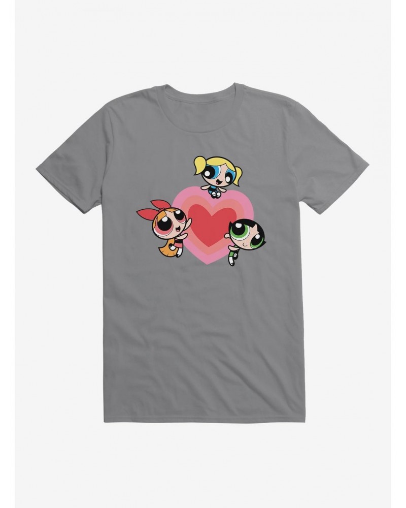 The Powerpuff Girls Heart Glow T-Shirt $7.07 T-Shirts