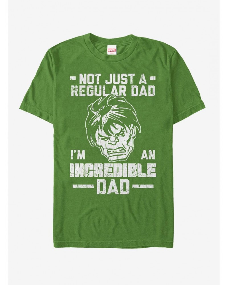 Marvel Father's Day Hulk Not Regular Dad T-Shirt $9.18 T-Shirts