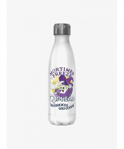 Cuphead: The Delicious Last Course Mortimer Freeze Water Bottle $11.45 Water Bottles