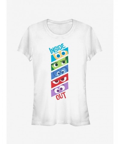 Disney Pixar Inside Out Emotion Eyes Girls T-Shirt $9.76 T-Shirts