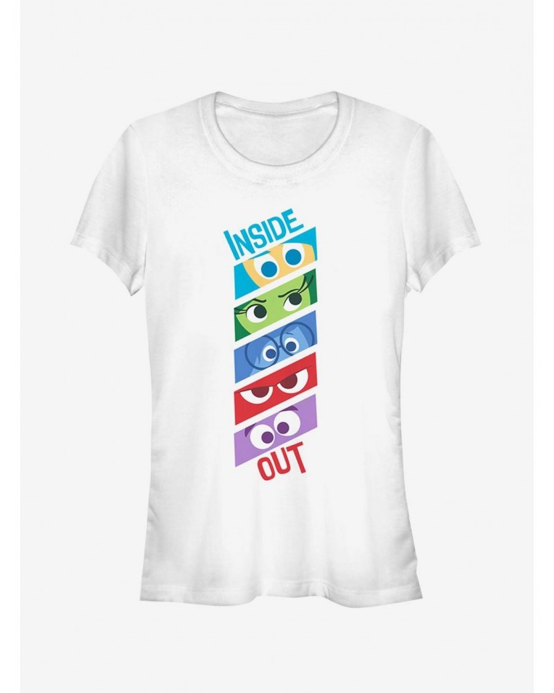 Disney Pixar Inside Out Emotion Eyes Girls T-Shirt $9.76 T-Shirts