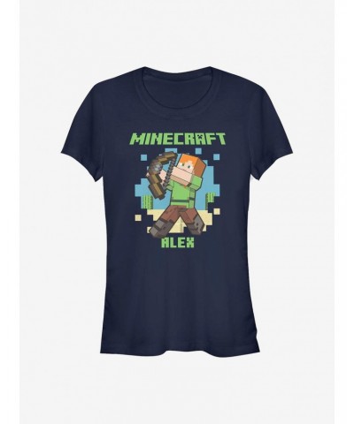 Minecraft Sniper Alex Girls T-Shirt $8.37 T-Shirts