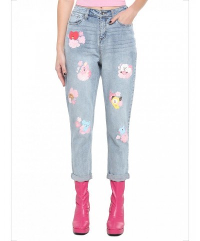 BT21 Cherry Blossom Mom Jeans $26.35 Jeans