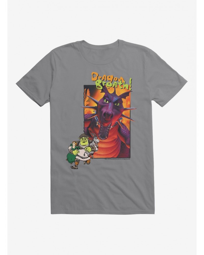 Shrek Dragon Breath Poster T-Shirt $7.07 T-Shirts