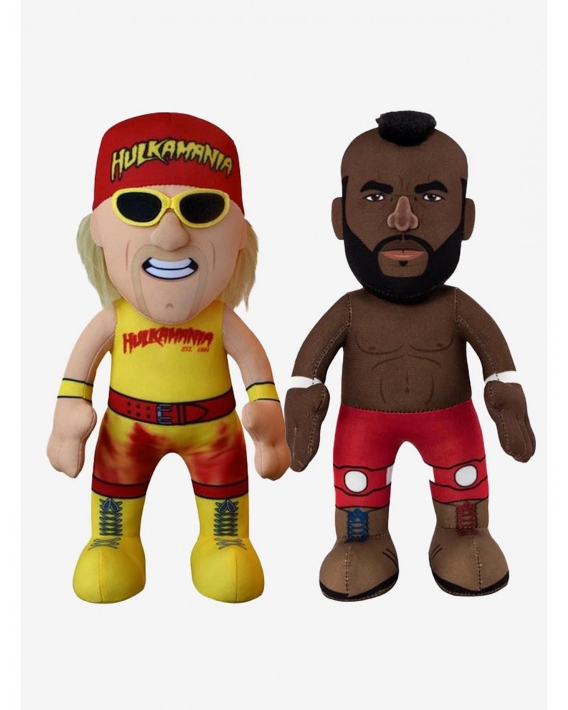 WWE 80s Legends Bundle: Hulk Hogan and Mr. T Bleacher Creatures Plush Bundle $18.76 Plush Bundles