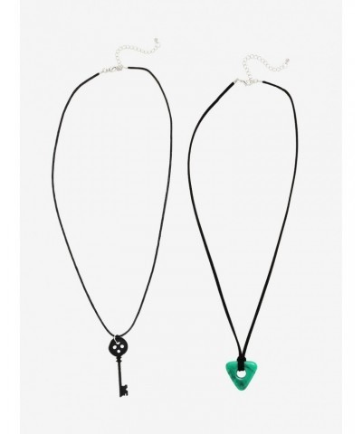 Coraline Key & Seeing Stone Necklace Set $3.29 Necklace Set