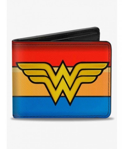 DC Comics Wonder Woman Logo Stripe Bifold Wallet $10.45 Wallets