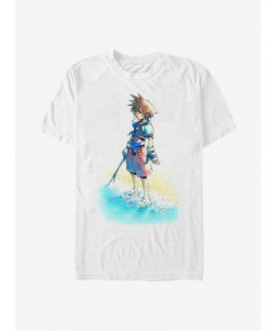 Disney Kingdom Hearts Beach Sora T-Shirt $5.93 T-Shirts