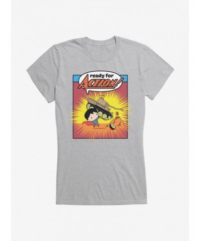 DC Comics Superman Chibi Super Strength Girls T-Shirt $9.56 T-Shirts