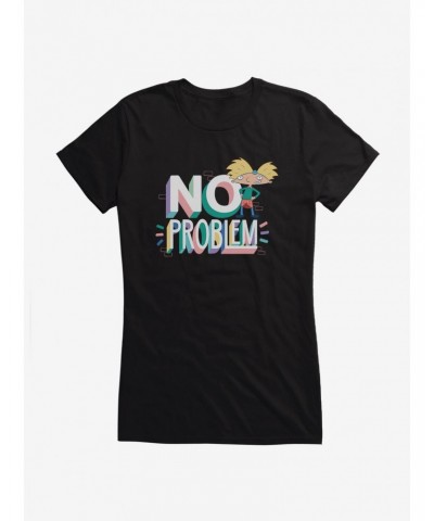 Hey Arnold! No Problem Girls T-Shirt $7.17 T-Shirts