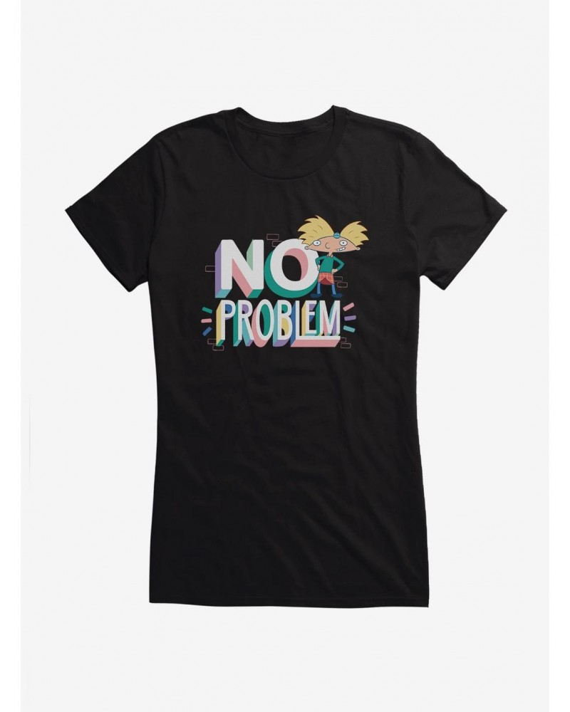 Hey Arnold! No Problem Girls T-Shirt $7.17 T-Shirts