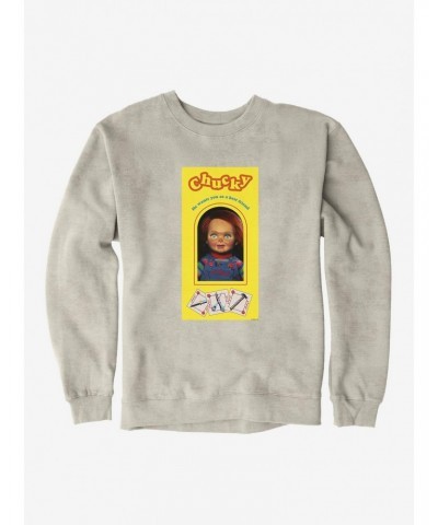 Chucky New Doll Box Sweatshirt $14.76 Sweatshirts