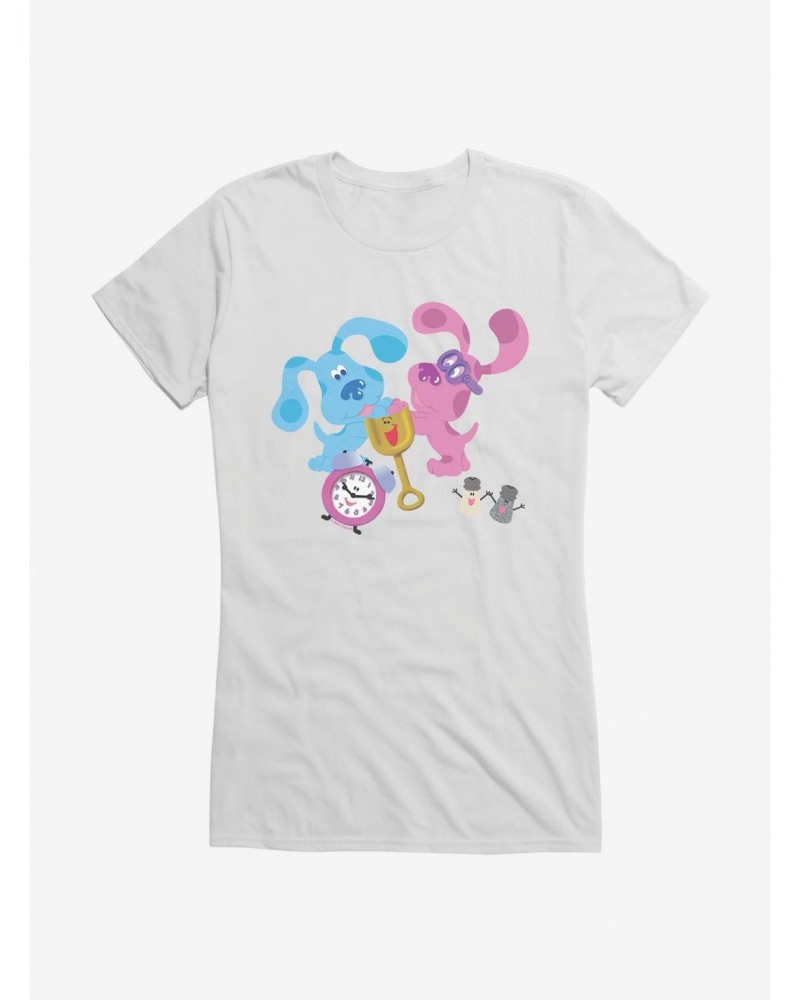 Blue's Clues Playful Group Girls T-Shirt $10.21 T-Shirts