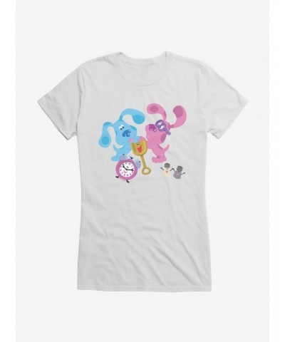 Blue's Clues Playful Group Girls T-Shirt $10.21 T-Shirts