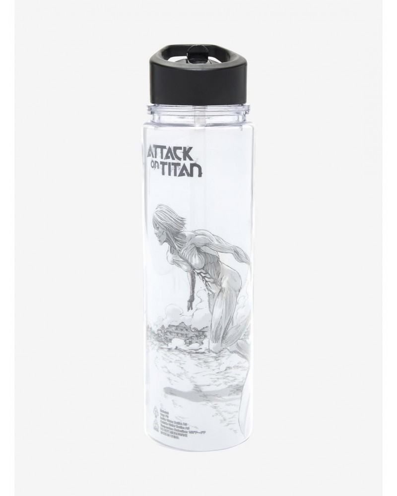 Attack On Titan Female & Armor Titan Water Bottle $4.46 Water Bottles