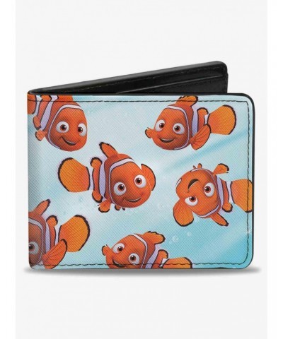 Disney Pixar Finding Nemo Swimming Bubbles Collage Bifold Wallet $8.36 Wallets