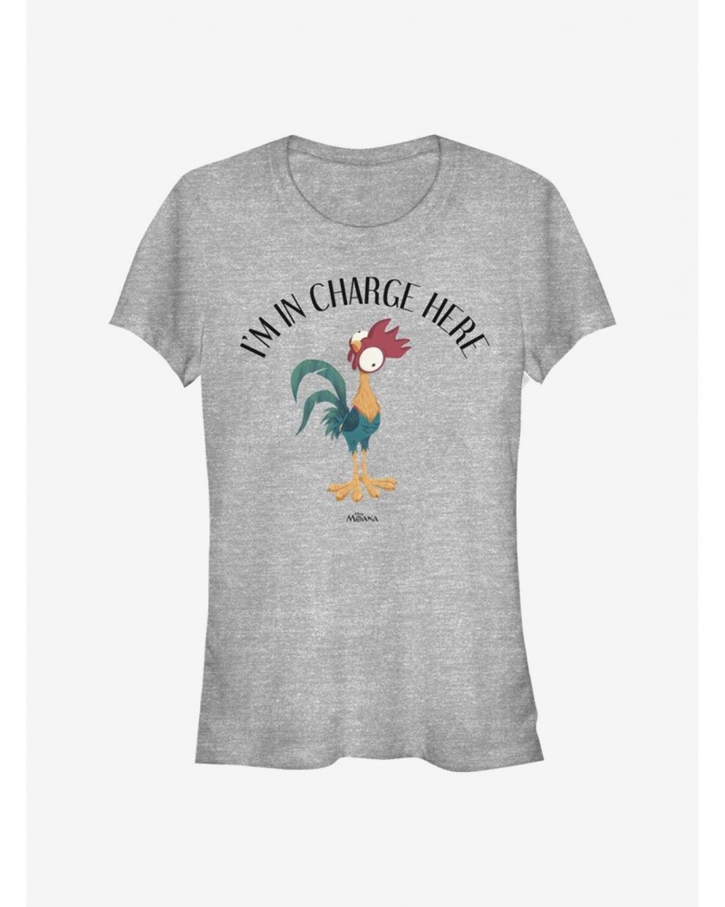 Disney Moana Hei Hei In Charge Girls T-Shirt $6.37 T-Shirts