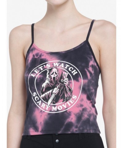 Scream Ghost Face Scary Movies Tie-Dye Girls Cami $5.50 Cami