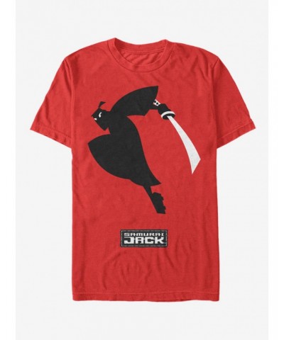 Samurai Jack Katana Shadow T-Shirt $8.99 T-Shirts