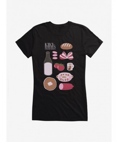 Studio Ghibli Kiki's Delivery Service Essential Foods Girls T-Shirt $6.77 T-Shirts