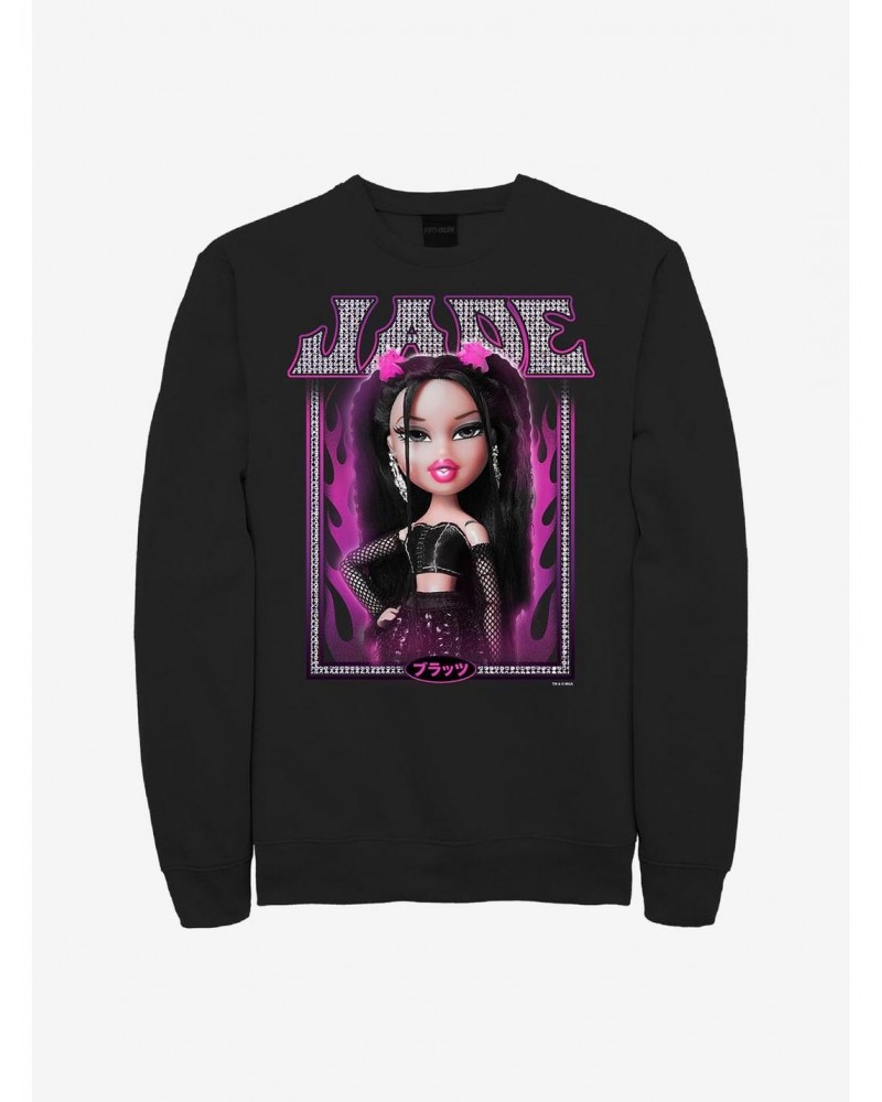 Bratz Flame Bling Jade Crew Sweatshirt $12.55 Sweatshirts