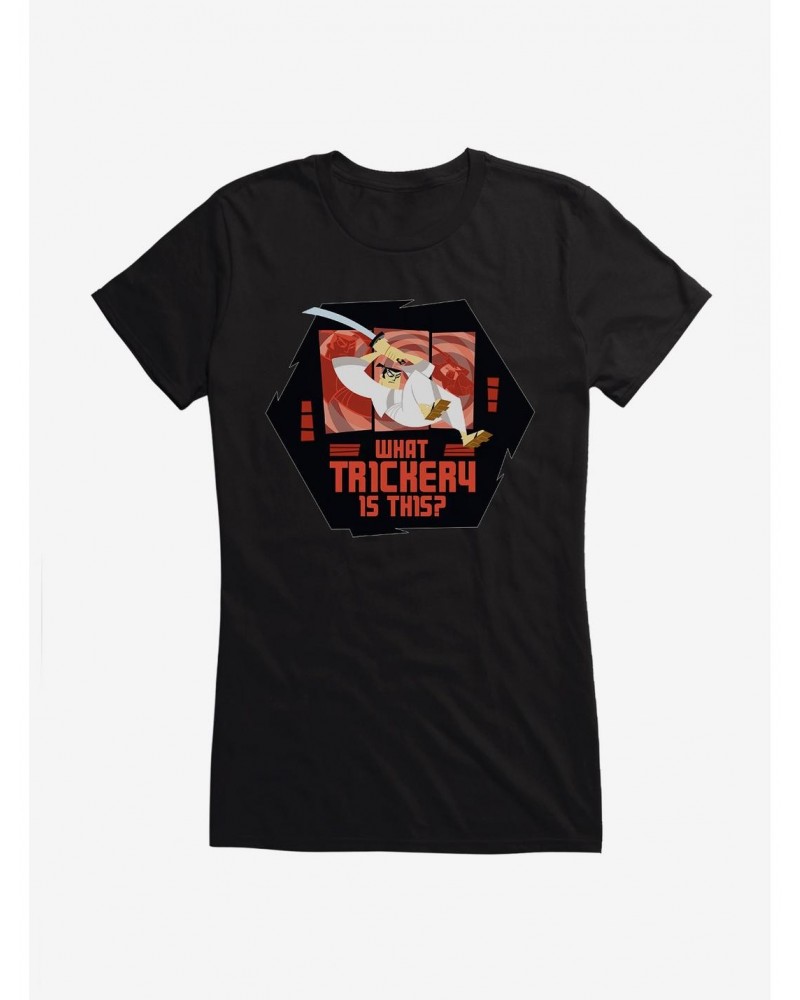 Samurai Jack Trickery Girls T-Shirt $7.17 T-Shirts