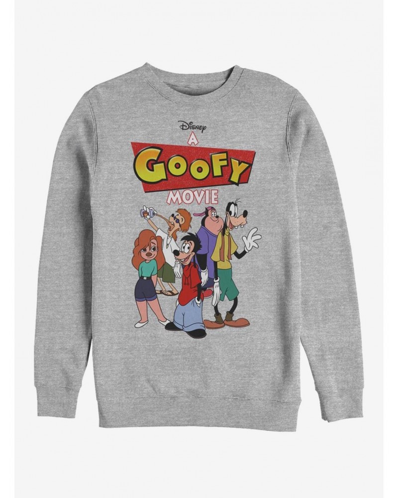 Disney A Goofy Movie Logo Group Crew Sweatshirt $12.40 Sweatshirts