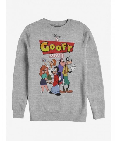 Disney A Goofy Movie Logo Group Crew Sweatshirt $12.40 Sweatshirts