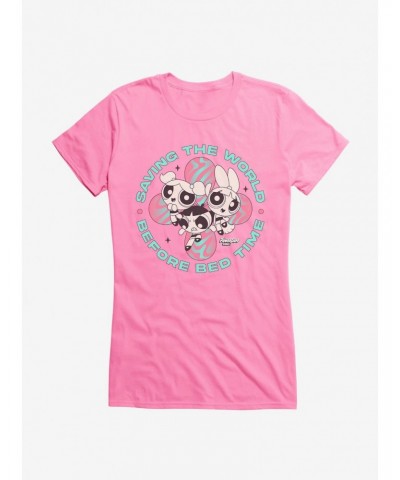 Powerpuff Girls Saving The World Girls T-Shirt $8.17 T-Shirts