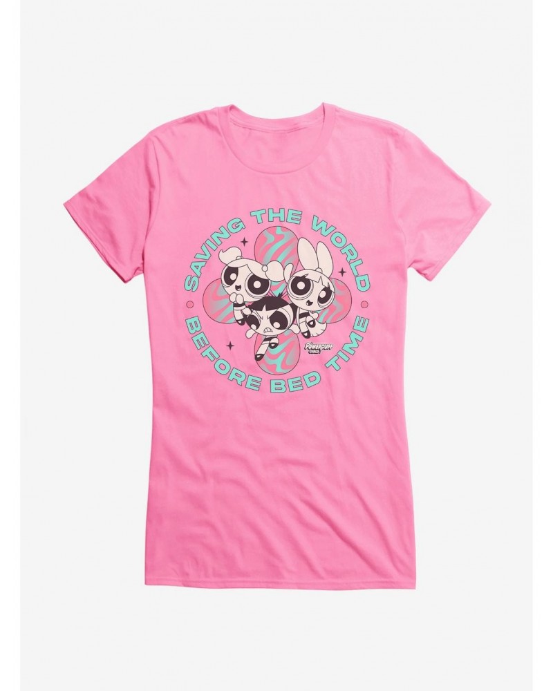 Powerpuff Girls Saving The World Girls T-Shirt $8.17 T-Shirts