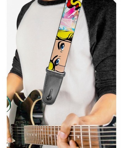 DC Comics Supergirl Face Close Up Guitar Strap $7.47 Guitar Straps