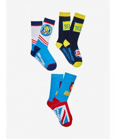 Ted Lasso Believe Crew Socks 3 Pack $5.57 Merchandises