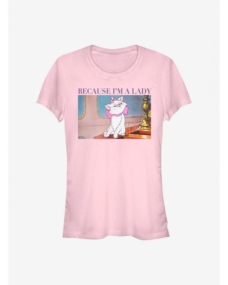 Disney The Aristocats Lady Still Girls T-Shirt $10.46 T-Shirts