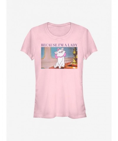 Disney The Aristocats Lady Still Girls T-Shirt $10.46 T-Shirts