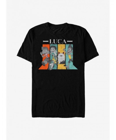 Disney Pixar Luca Character Panels T-Shirt $8.41 T-Shirts