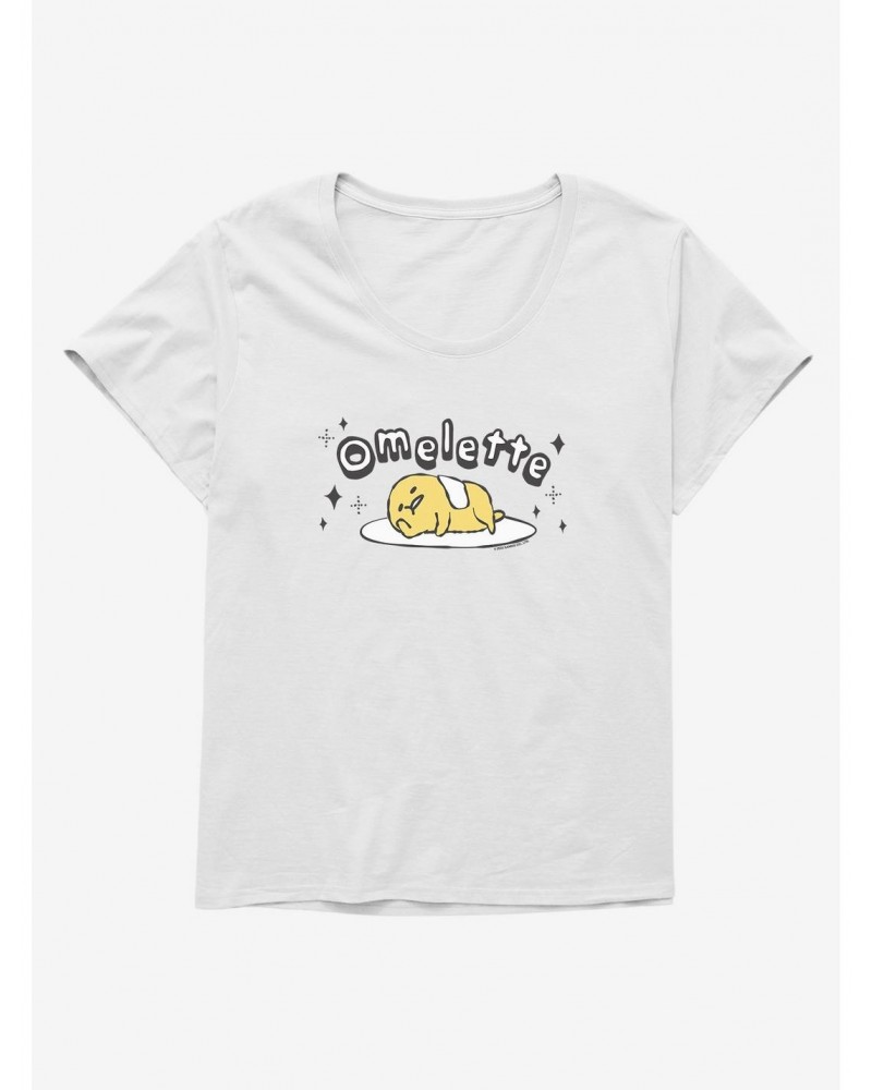 Gudetama Omelette Girls T-Shirt Plus Size $8.09 T-Shirts