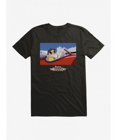 Studio Ghibli Porco Rosso Jet T-Shirt $5.74 T-Shirts