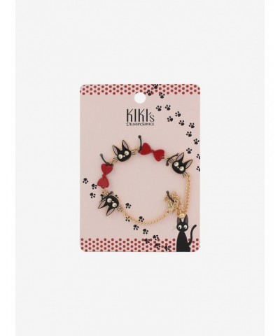 Studio Ghibli Kiki's Delivery Service Jiji Bow Bracelet $5.34 Bracelets