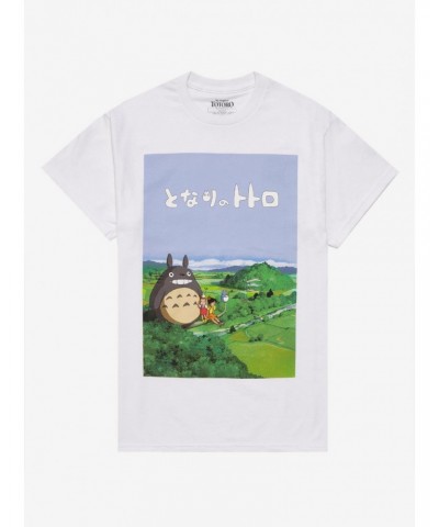 Studio Ghibli My Neighbor Totoro Poster Art T-Shirt $6.69 T-Shirts