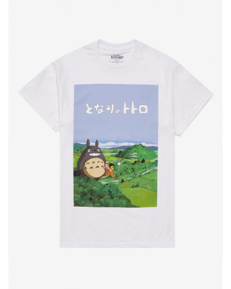 Studio Ghibli My Neighbor Totoro Poster Art T-Shirt $6.69 T-Shirts