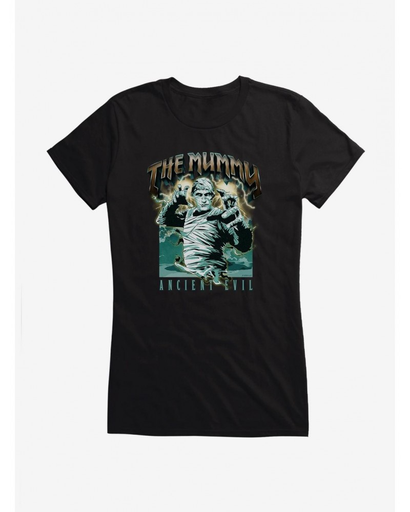 Universal Monsters The Mummy Ancient Evil Girls T-Shirt $8.17 T-Shirts