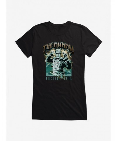 Universal Monsters The Mummy Ancient Evil Girls T-Shirt $8.17 T-Shirts