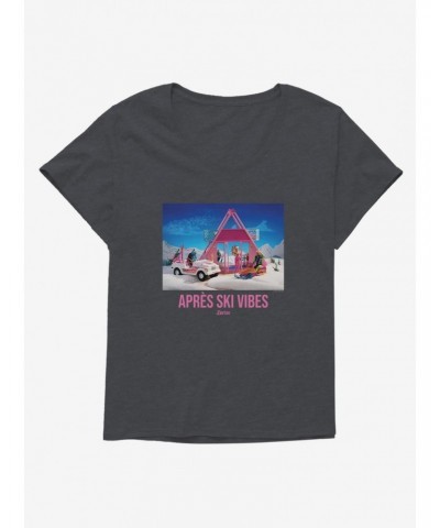 Barbie Holiday Ski Vibes Girls T-Shirt Plus Size $11.33 T-Shirts