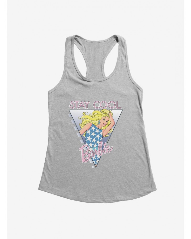 Barbie 80s Stay Cool Logo Girls Tank $6.57 Tanks