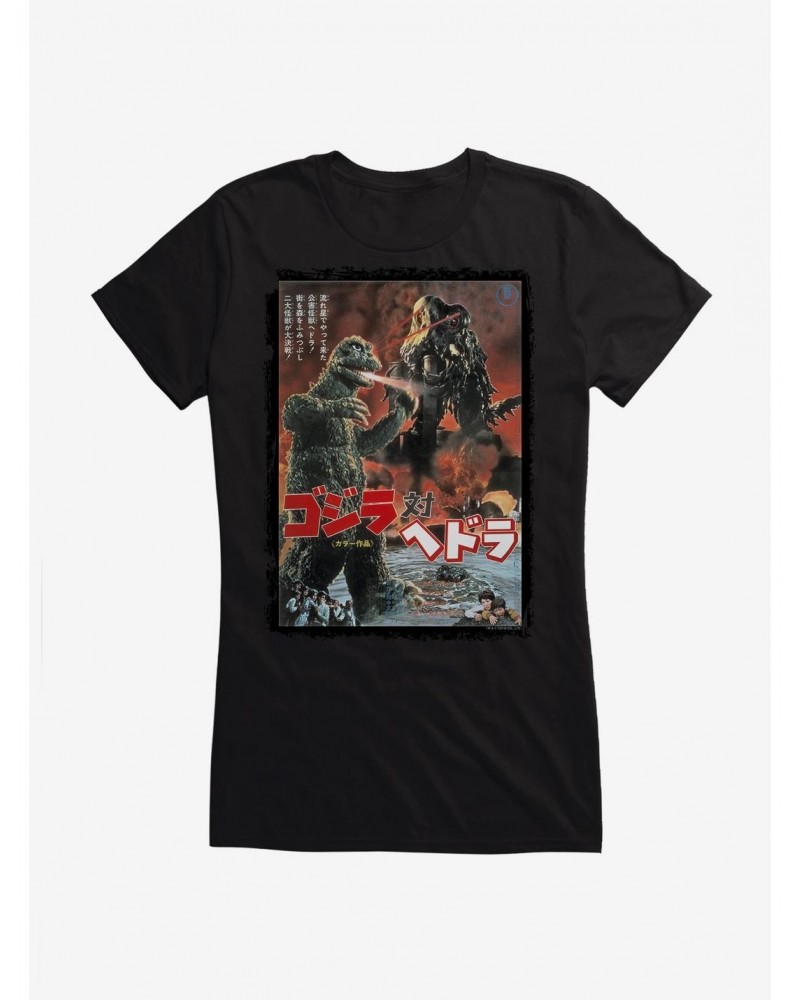 Godzilla Vs Hedorah Girls T-Shirt $6.18 T-Shirts